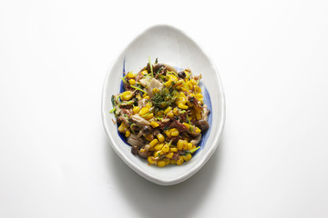 コンビーフと野菜の炒め物