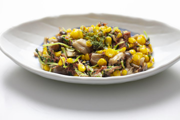 コンビーフと野菜の炒め物