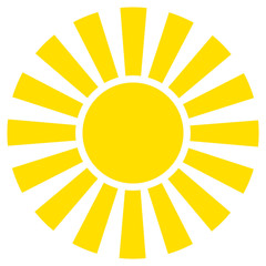 Sun illustration icon