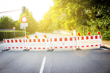 Baustelle Gesperrt