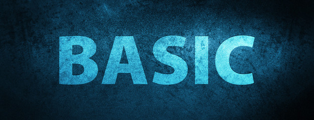 Obraz premium Basic special blue banner background