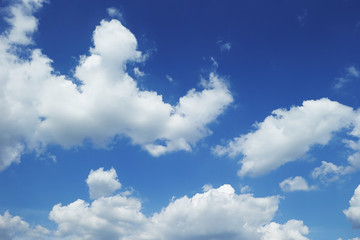 blue sky with clouds