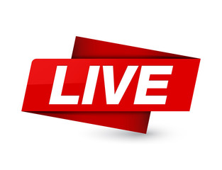 Live premium red tag sign