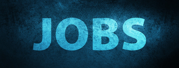 Jobs special blue banner background