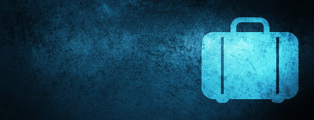 Bag icon special blue banner background