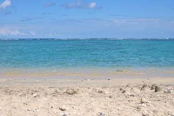 Plage Saline les Bains i reunion Island. Sunny day. 