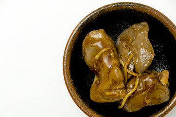 鶏レバー甘辛煮