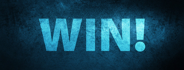 Win special blue banner background