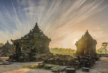 Plaosan temple sunrise, taken in August 2018