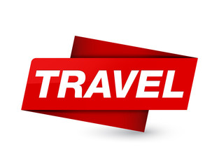 Travel premium red tag sign