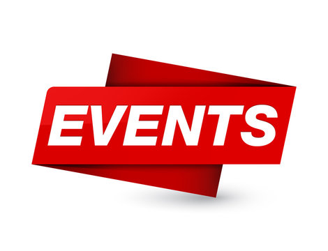 Events Premium Red Tag Sign