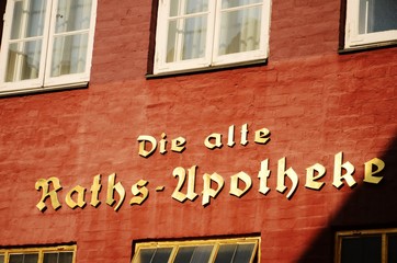 Rats Apotheke de L&uuml;neburg (Allemagne)
