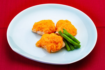 鶏肉のもみじ蒸し