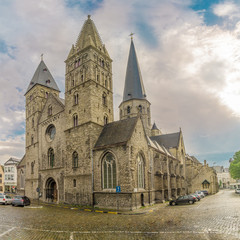 Obraz premium Morning view at the Church of Saint Jacob in Ghent - Belgium