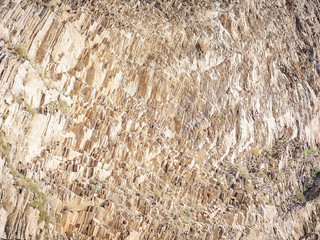 Rocky surface close-up in the mountains.
