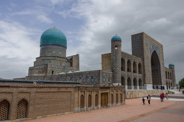 Madrasah Tilla-Kari on Registan square, Samarkand, Uzbekistan