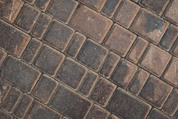 Old street paving slabs