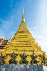 Naklejka premium Phra Kaew Temple, Bangkok, Thailand