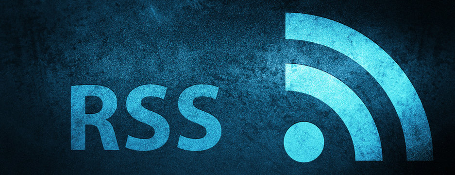 RSS special blue banner background