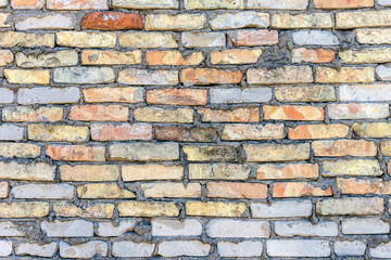 Obraz premium Background of old brick wall pattern texture.