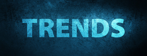 Trends special blue banner background
