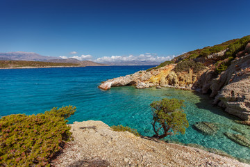 Fototapeta na wymiar Mirabello Bay, Crete, Greece