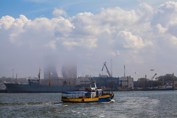 Pesenger boat in the Baltic Sea