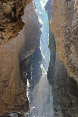 Partnachtklamm canyon in the alps in germany