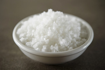 sea salt in a bowl