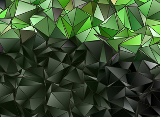 Abstract Low-Poly triangular modern background