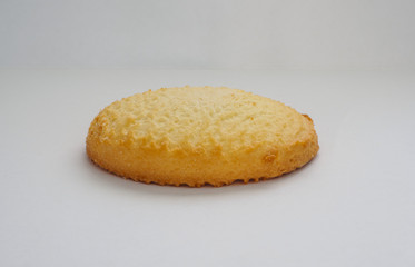 Fototapeta na wymiar Lemon cookies on a white background