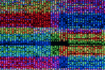Pixel pattern of a digital glitch /Abstract background, pattern of a digital glitch.