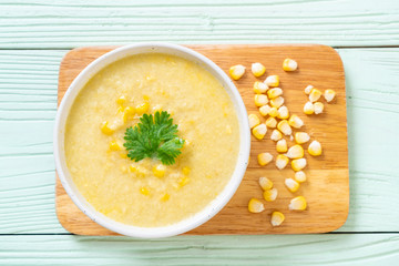 corn soup bowl