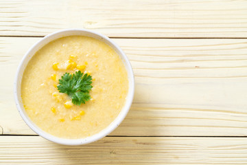corn soup bowl