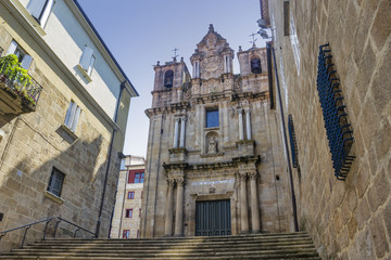Fototapeta na wymiar Saint Mary church in Ourense