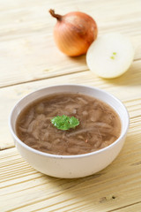 onion soup bowl