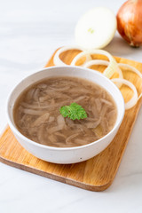onion soup bowl