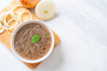 onion soup bowl