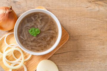 onion soup bowl