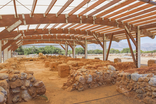 Site arch&eacute;ologique, le palais minoen de Malia en Cr&egrave;te - Gr&egrave;ce