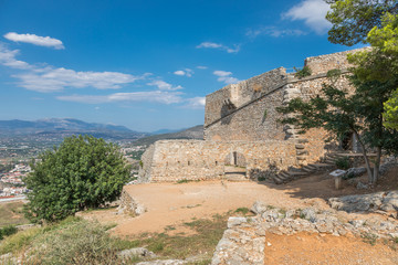 Fototapeta na wymiar Citadelle de Palamède à Nauplie