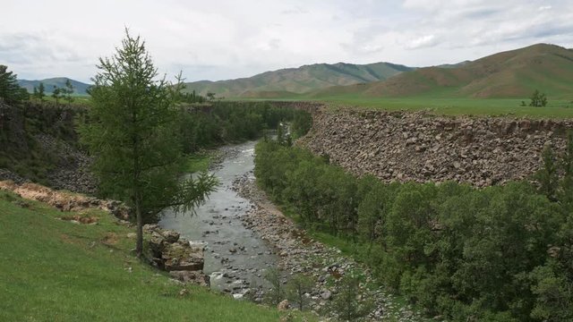 Orkhon river gauge Mongolia