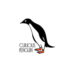 Hand drawn penguins