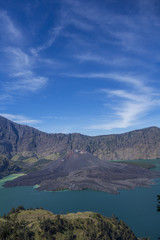 Rinjani mountain range, Lombok, Indonesia.