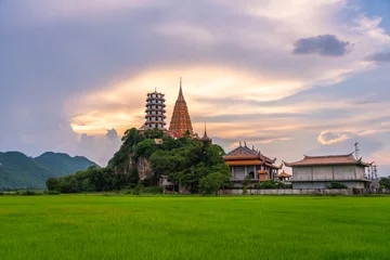Fotobehang Wat Thum Sua, beautiful Buddhist temple © goldquest