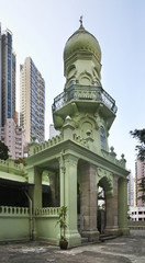 Jamia Mosque in Hong Kong. China