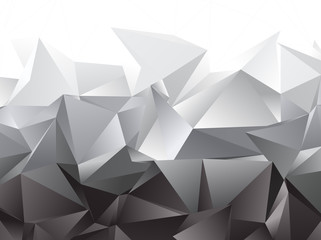 Abstract Low-Poly triangular modern background