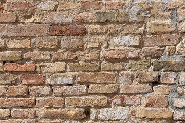 Old wall of bricks