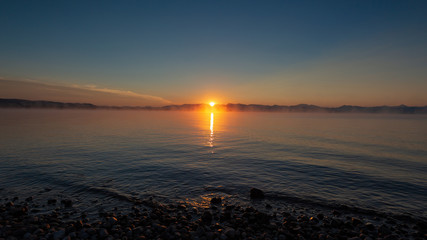 Sunrise at Yellowstone Lake - 216504601