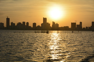 Fototapeta premium Manama Sunet